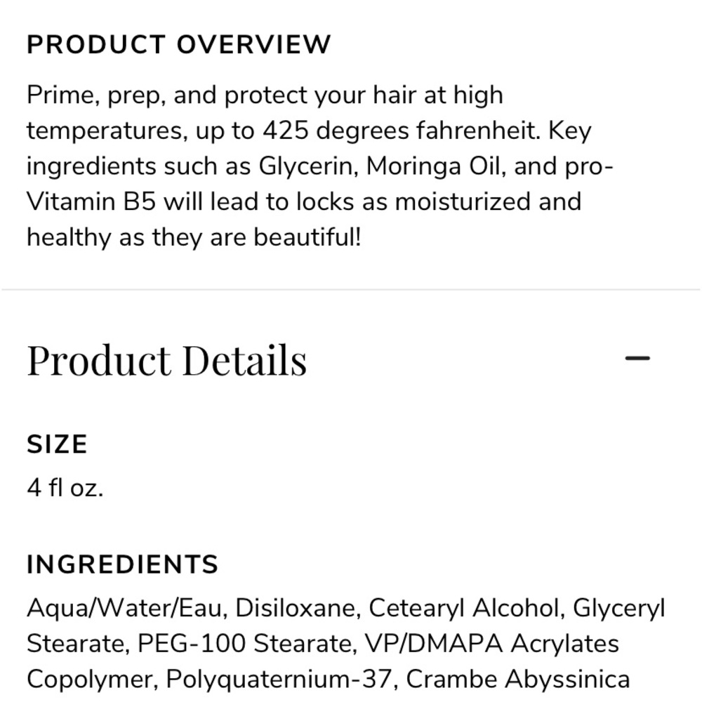 🆕VERB: Ghost Prep Heat Protectant for Hair- 4 fl oz FULL SIZE - Picture 2 of 6